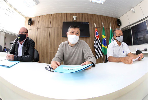Pedro Kawai, Anilton Rissato e Paraná são membros da comissão