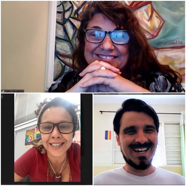 Palestra aconteceu de maneira on-line, via Zoom e YouTube. 