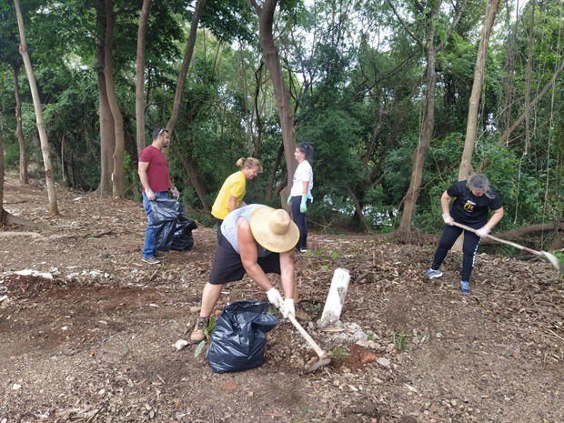 Força-tarefa quer manter local limpo permanentemente