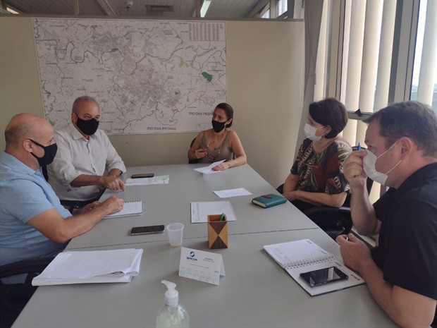 Reunião também abordou regularização de loteamentos.