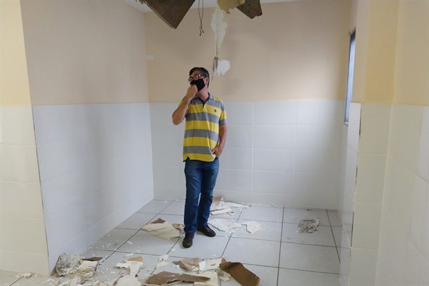 Pedro Kawai (PSDB) visitou unidade escolar após denúncias de mães, que o procuraram em seu gabinete