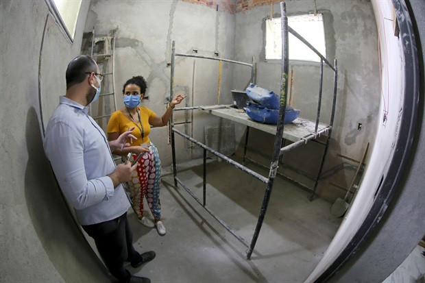 Obras foram iniciadas em janeiro e devem ser concluídas em abril deste ano