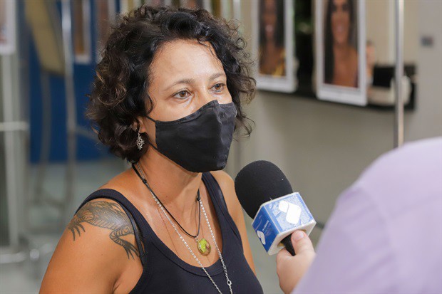 Sílvia Morales (PV), do mandato coletivo "A cidade é sua", defende maior participação da classe artística nas discussões sobre o acervo da Pinacoteca