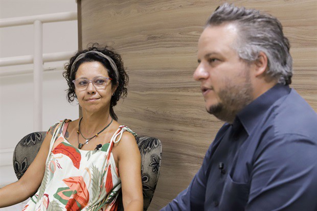 Sílvia Morales (PV) e Erich Vallim Vicente