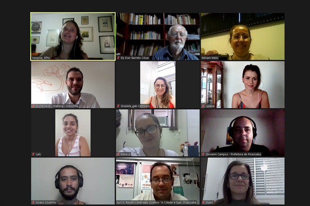 Encontro aconteceu de forma remota por meio da plataforma Zoom