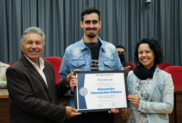 Gilmar Tanno, Alexsandro Vasconcelos Stênico e Sílvia Morales