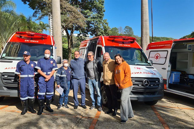 Município recebe três ambulâncias para reforçar estrutura do Samu