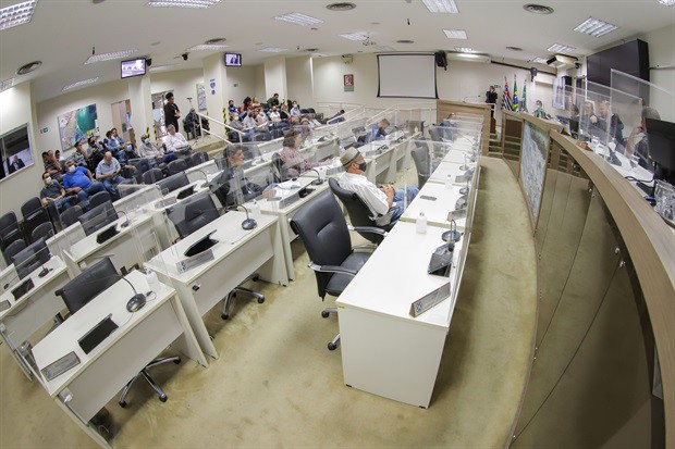 Audiência pública realizada na tarde desta sexta-feira (27) foi convocada e presidida pelo vereador Laércio Trevisan Jr. (PL)