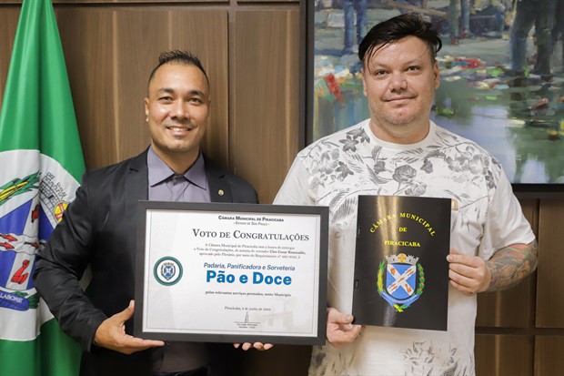 Padaria atua há 10 anos no bairro Santa Terezinha e, segundo o parlamentar, atualmente presta um serviço de relevância para a comunidade