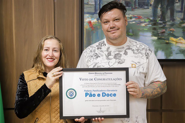 Padaria atua há 10 anos no bairro Santa Terezinha e, segundo o parlamentar, atualmente presta um serviço de relevância para a comunidade