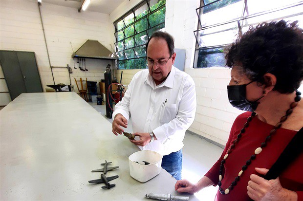 Vereadora Rai de Almeida foi recebida pelo diretor da Fumep, professor Renato Albuquerque