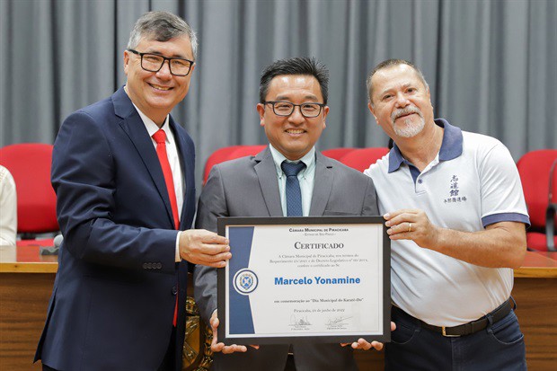 Homenageados da noite