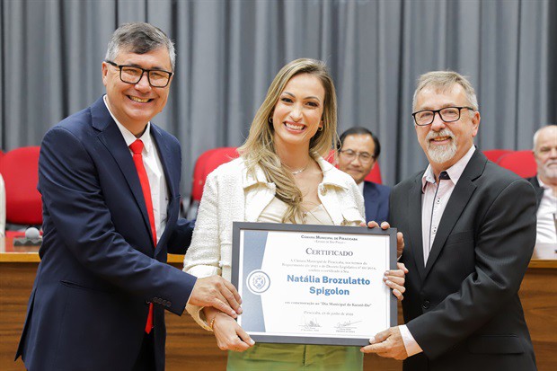 Homenageados da noite