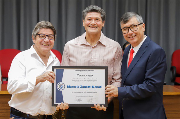 Homenageados da noite