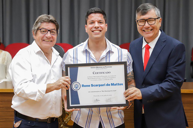 Homenageados da noite