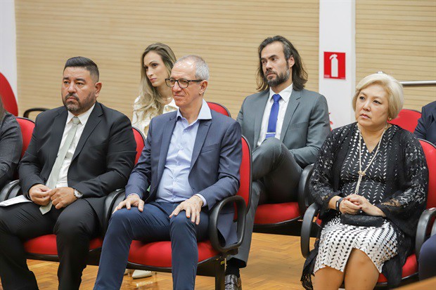 Homenageados da noite