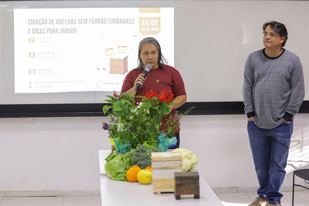 Evento abordou dicas para criação de abelhas nativas no ambiente urbano