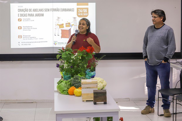 Evento abordou dicas para criação de abelhas nativas no ambiente urbano