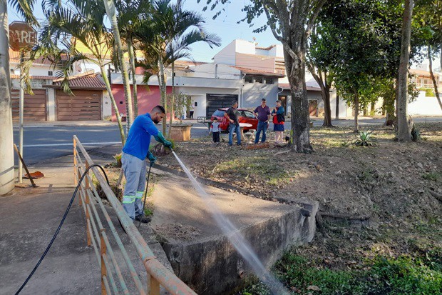Trabalho da equipe da Mirante foi acompanhado pelo vereador Pedro Kawai (PSDB)