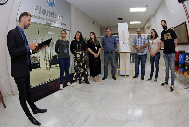 Exposição conta com o apoio da Secretaria Municipal da Ação Cultural e do Teatro Municipal "Dr. Losso Netto" 