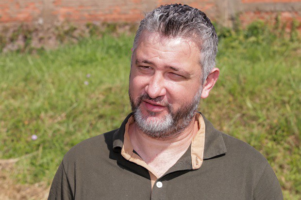 Fabrício Bassa, presidente da Associação de Moradores do bairro Castelinho e adjacências