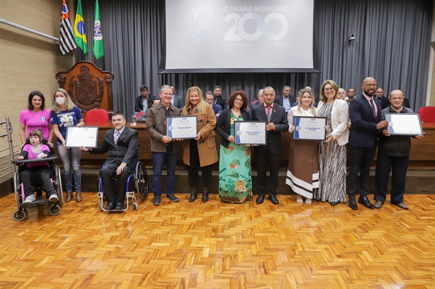 Homenageados com o destaque legislativo