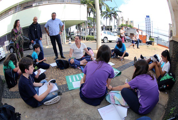 Vereador Thiago Ribeiro (PSC) recepcionou estudantes