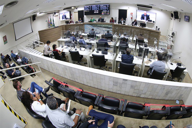 Plenário municipal "Francisco Antônio Coelho", onde foi realizada a 47ª reunião ordinária