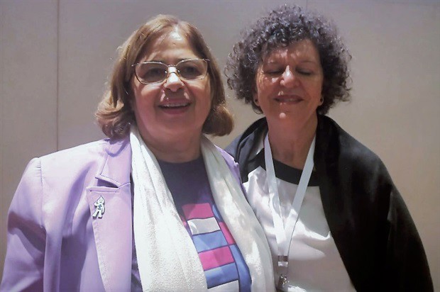 Rai de Almeida com a ministra Cida Gonçalves