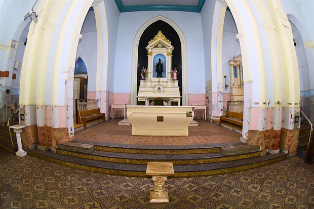 Prédio da igreja passou por um processo de levantamento histórico para recuperação