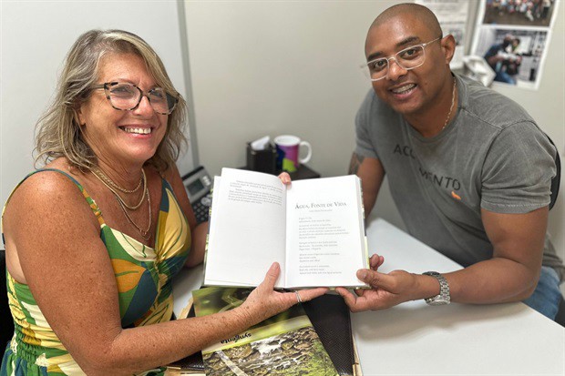 Cássio Fala Pira se reuniu com Lídia Provenzano Buzzato