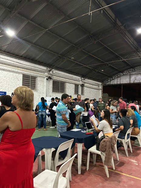 Atividade foi realizada no Salão da Paróquia Santa Catarina, no bairro Nova América