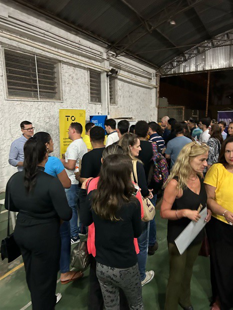 Atividade foi realizada no Salão da Paróquia Santa Catarina, no bairro Nova América