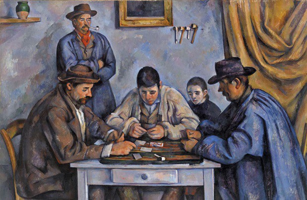 “Os jogadores de cartas”, pintado pelo impressionista Paul Cèzanne, reforça o contexto do carteado nas interações sociais entre o final do Século 19 e o começo do Século 20