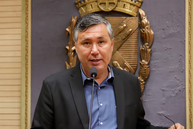 Vereador Pedro Kawai, que solicitou a reunião solene, destacou que a imprensa é um pilar da democracia