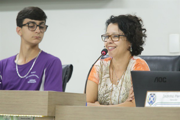 Estudantes da 'Juracy Neves de Mello Ferracciu' visitam a Câmara