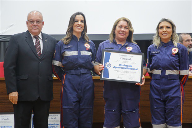 Câmara celebra os 20 anos do Samu em Piracicaba