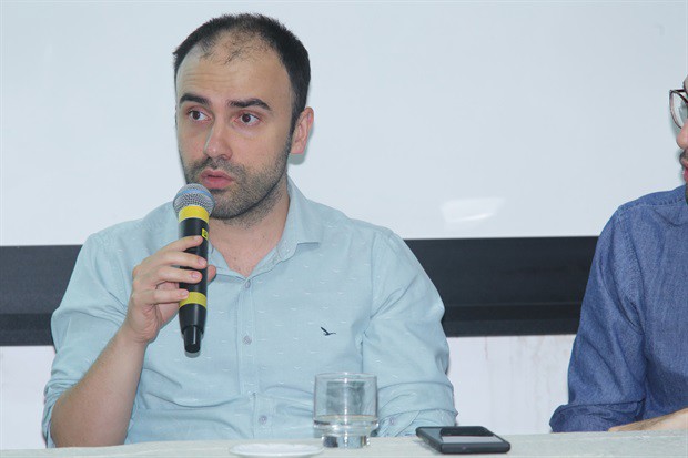 Palestrante Daniel Abreu Rocha, cirurgião geral e de cabeça e pescoço