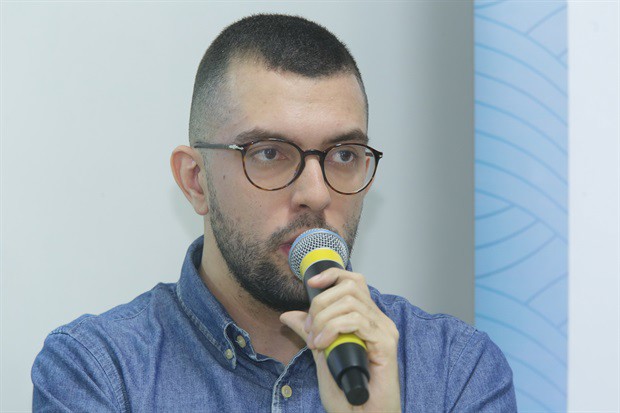 O palestrante Ivan Neto, cirurgião-dentista