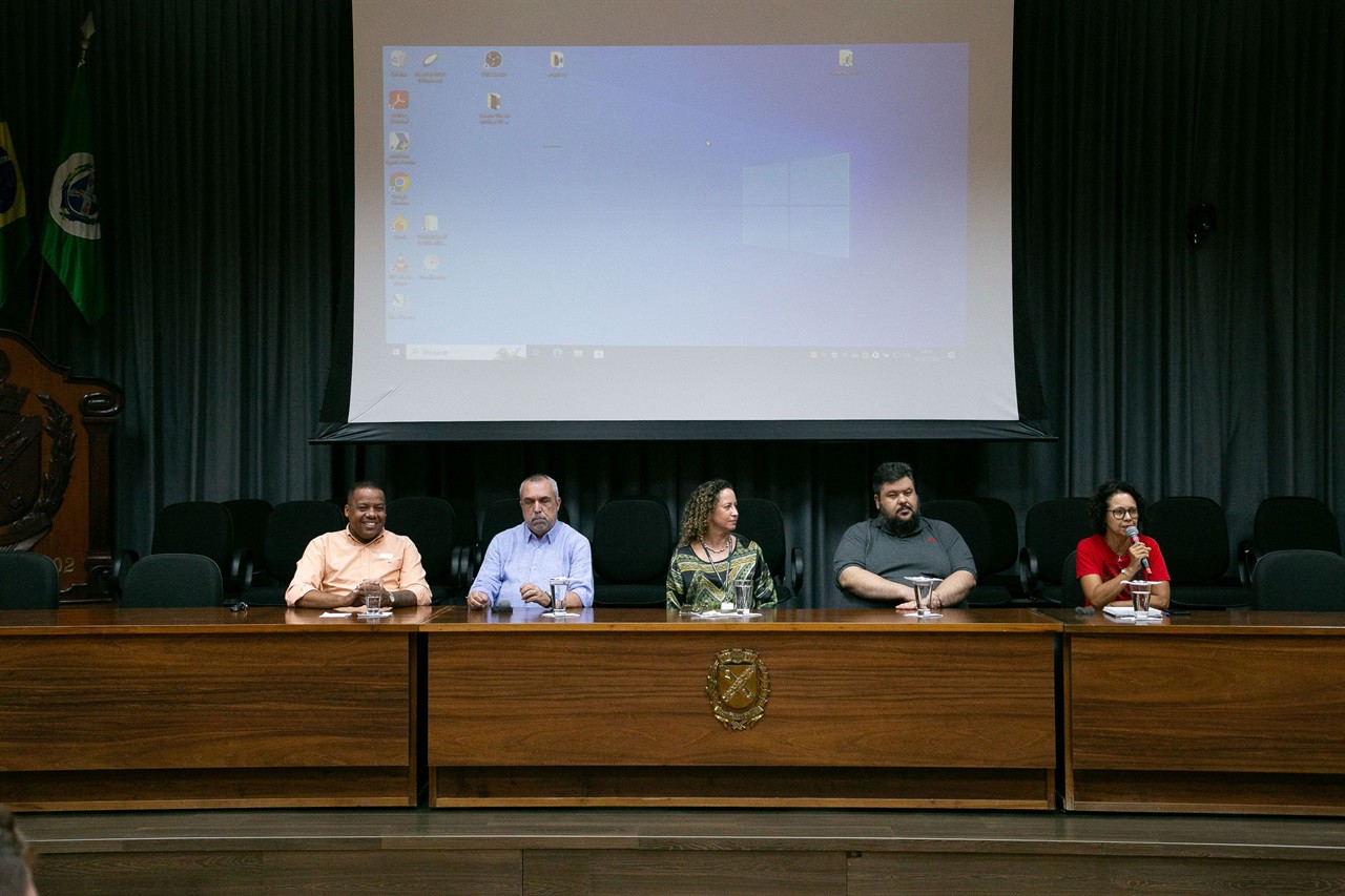 Lançamento da Visita Virtual com Audiodescrição aconteceu na tarde desta quarta-feira (12), no Salão Nobre "Helly de Campos Melges"