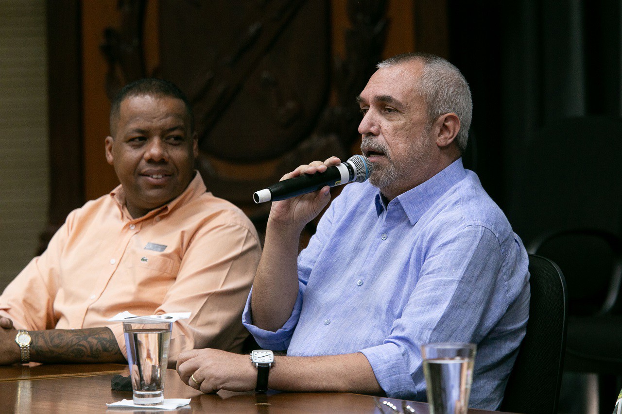 Lançamento da Visita Virtual com Audiodescrição aconteceu na tarde desta quarta-feira (12), no Salão Nobre "Helly de Campos Melges"