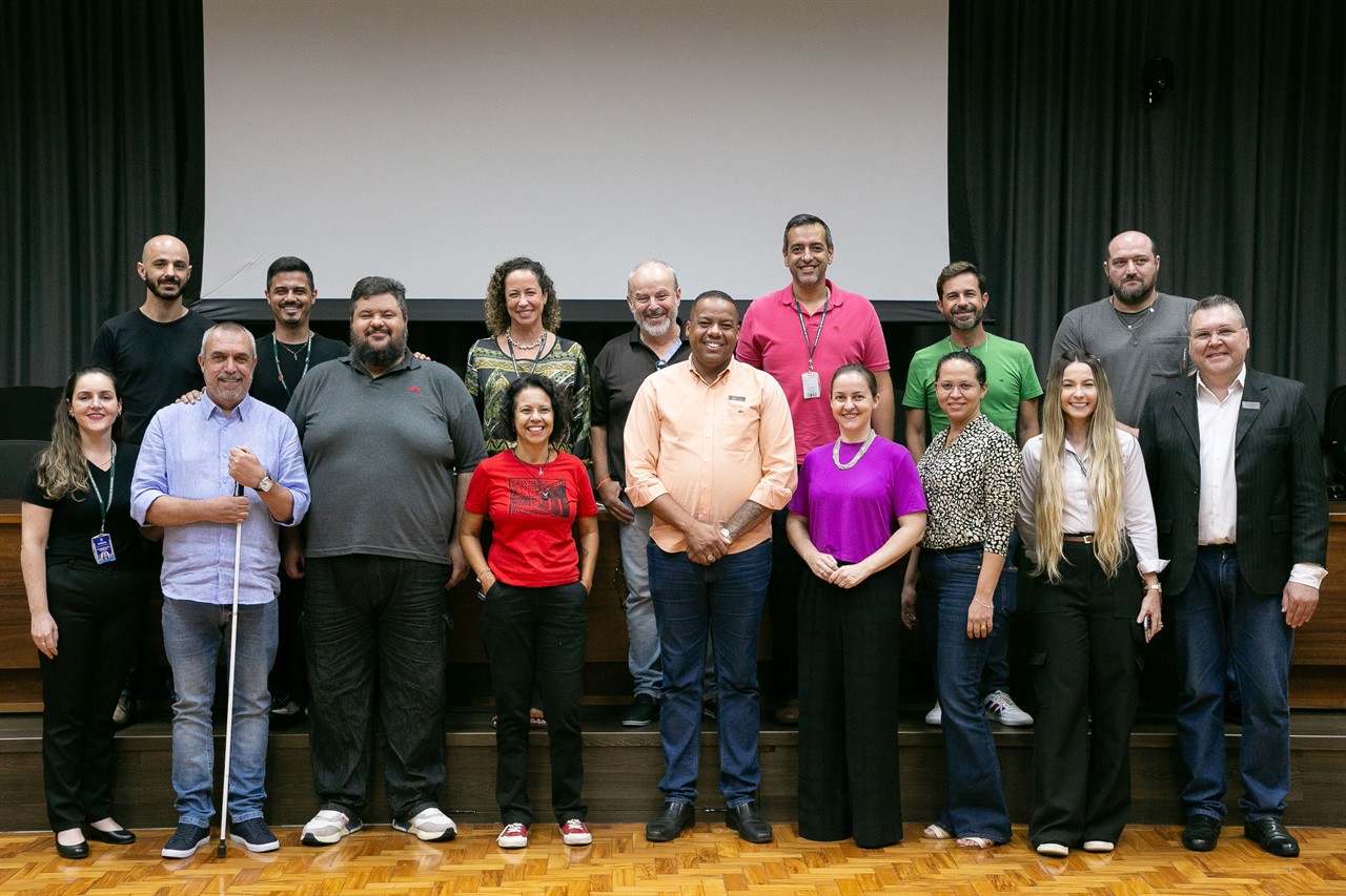 Lançamento da Visita Virtual com Audiodescrição aconteceu na tarde desta quarta-feira (12), no Salão Nobre "Helly de Campos Melges"