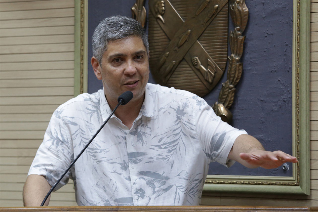 Presidente da Câmara, vereador Rerlison Rezende (PSDB), o Relinho