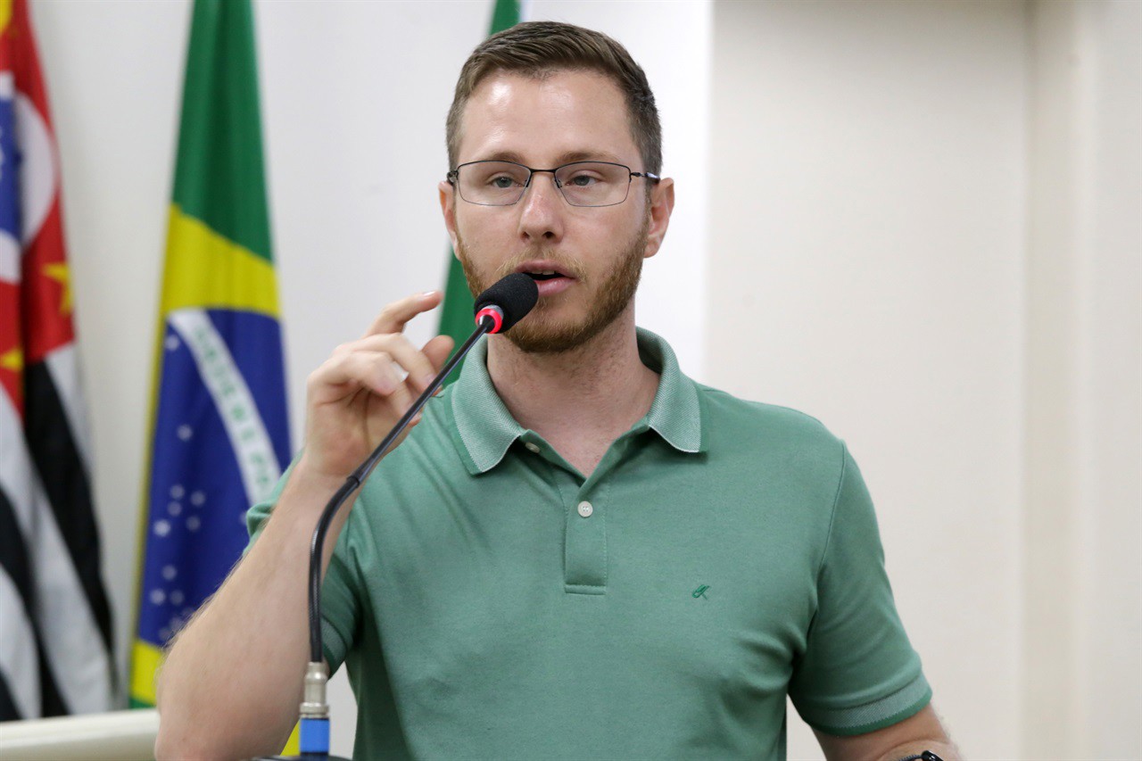Vereador Gustavo Pompeo (Avante) é autor do projeto