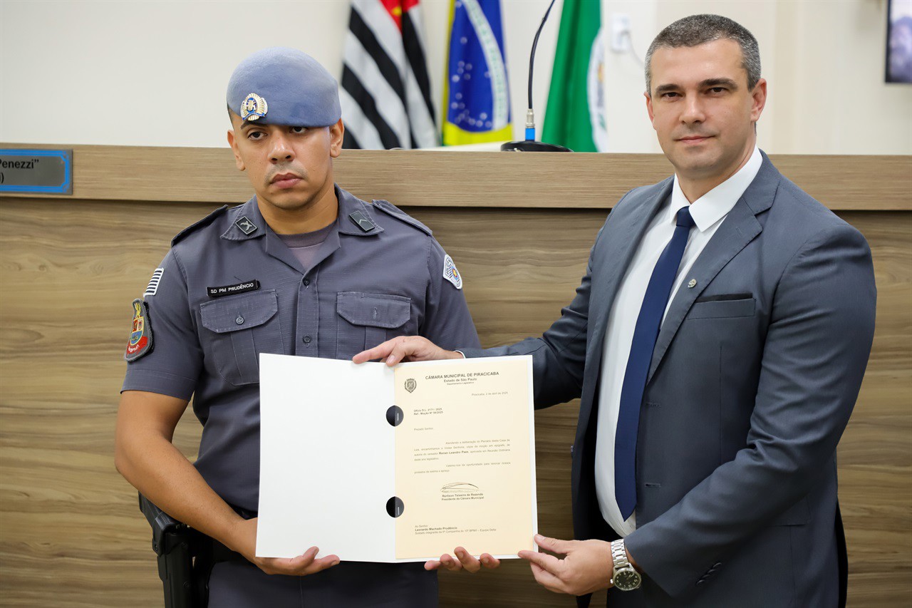 Soldado PM Prudêncio e vereador Renan Paes (PL)
