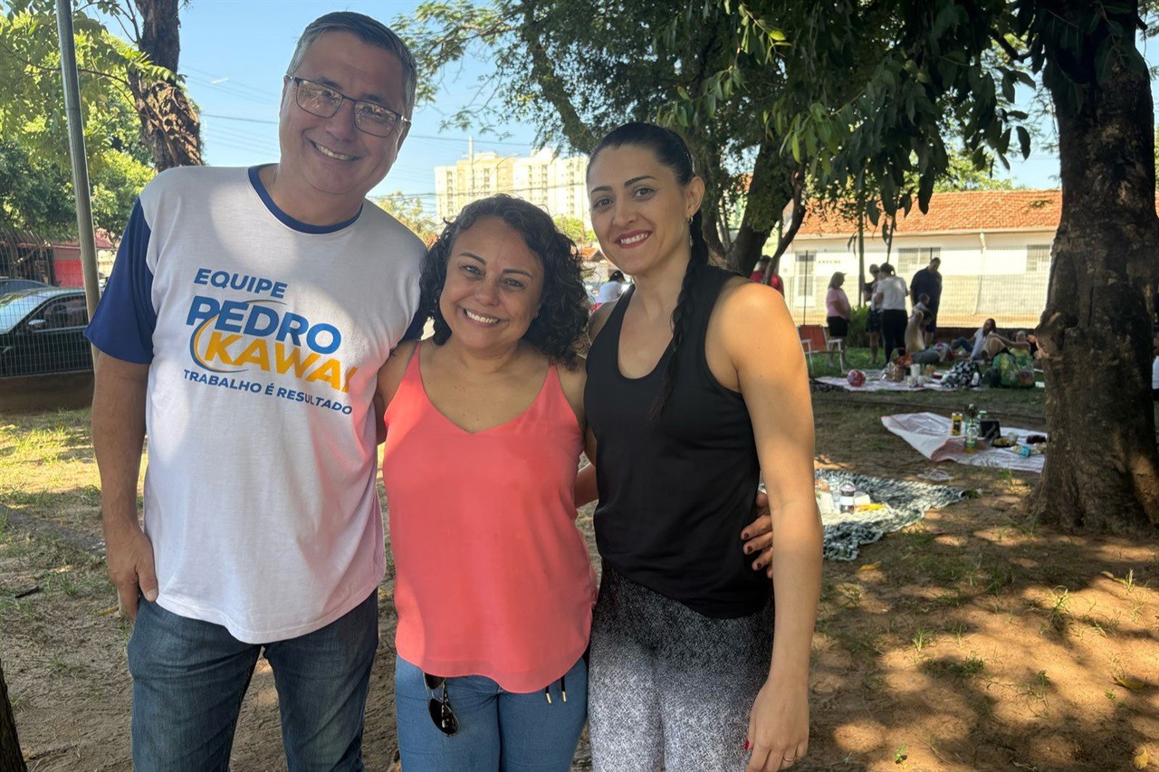 Vereador Pedro Kawai (PSDB) visitou o local ao participar de evento promovido por escola