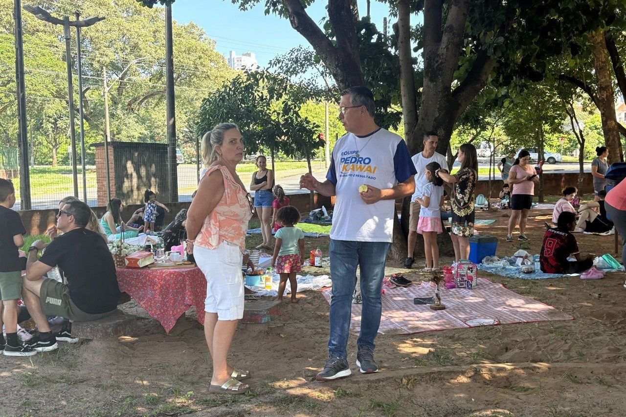 Vereador Pedro Kawai (PSDB) visitou o local ao participar de evento promovido por escola