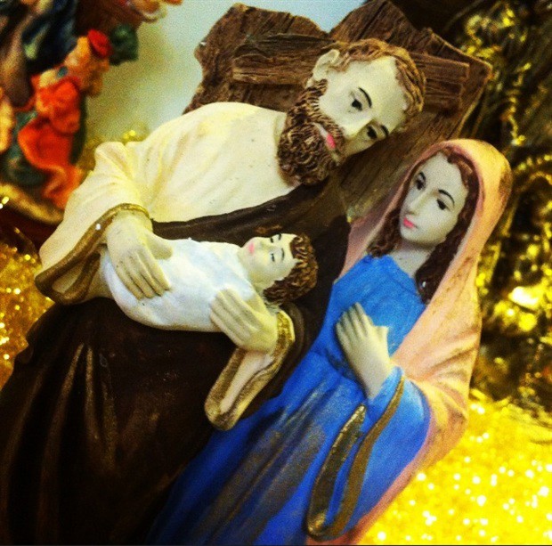 José carregando o menino Jesus