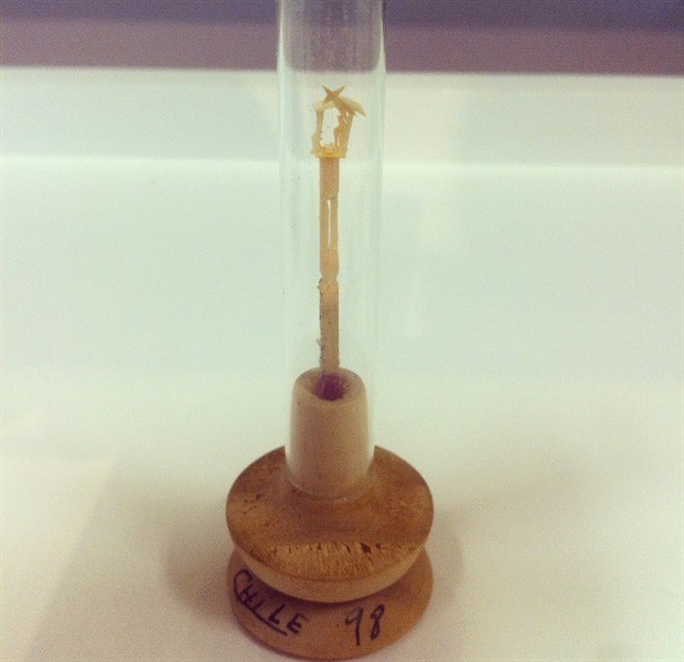 Presépio no Palito de Fósforo