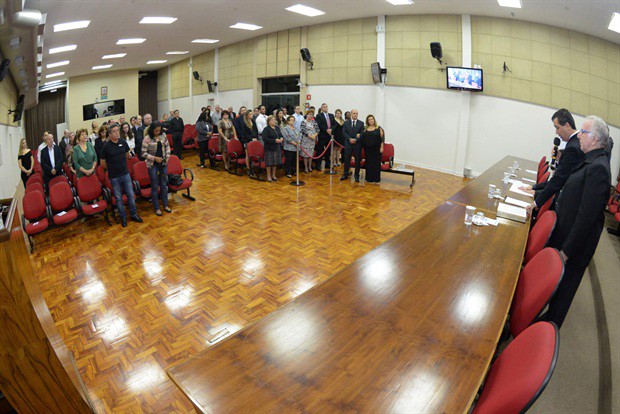 Entrega de título de Cidadão Piracicabano ao empresário  Carlos Alberto Prochnow